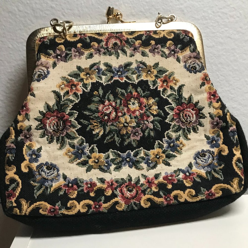 Vintage Embroidered Clutch Danielle Of Canada
